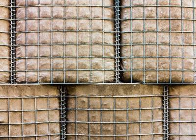 China Anti Explosion Hesco Barrier Wall / Wire Mesh Barrier OEM / ODM Available for sale