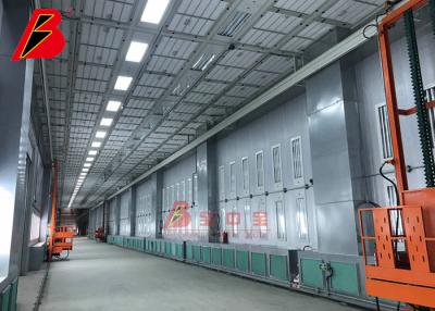 China Long Spray Booth Wind Blade 2.5m Min Spray Coating Line for sale