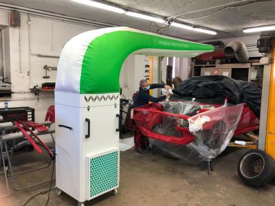 China Gabinete de pintura movible del coche del equipo del gabinete polaco portátil de la preparación en venta