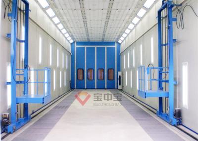 China Lift Man In Paint Room Truck Paint Spray Booth With 3D Lifting Platform for sale
