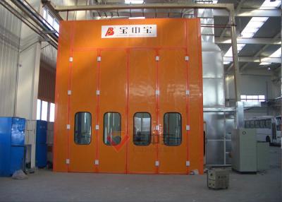 China Side Air Draught Ventilated Spray Booth With Drive Through Doors for sale