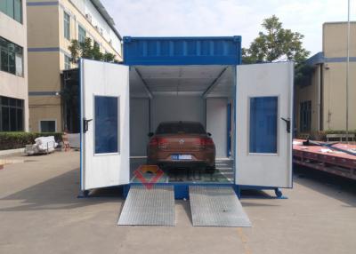 China Cabina portátil de la pintura del coche de la cabina de la reparación del daño del saludo de la cabina de espray del envase en venta