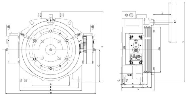 Gearless Traction Machine