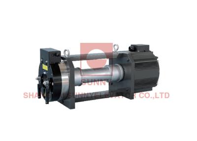 China Permanent Magnet Synchronous Belt Drive Gearless Traction Machine For Elevator for sale