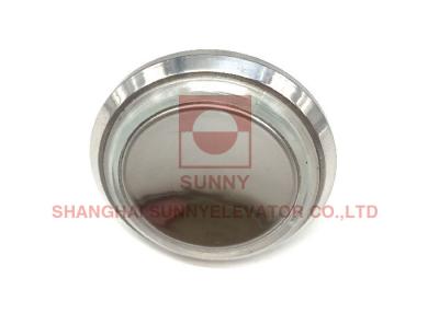 China Elevator Round Push Button Mirror Stainless Steel Surface Size 35mm for sale