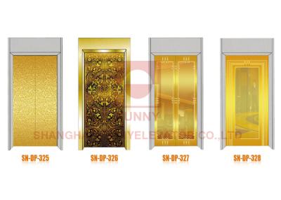 China El panel residencial de la puerta del elevador de la decoración de la cabina del elevador de la iluminación de la plataforma en venta