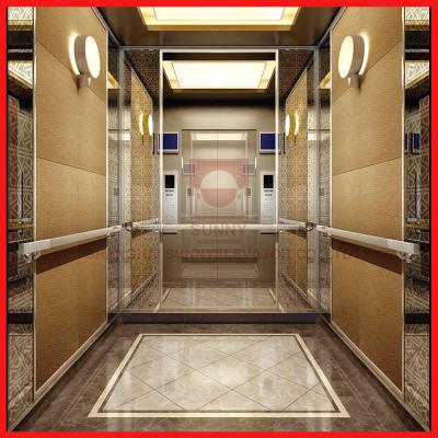 China Grande elevador do elevador do passageiro da carga para o apartamento/casa de campo/2:1 privado da relação da tração da casa à venda