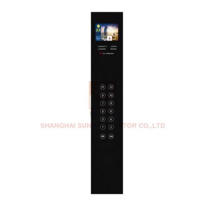 China Tempered Glass Elevator Car Operating Panel Button And Tempered Glass Panel for sale
