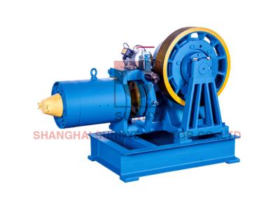 China Speed 0.5m/S Load 1000kg Passenger Lift Parts Geard Traction Machine for sale