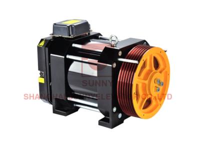 China 320mm Sheave DC 110V Double Geared Elevator Traction Motor For Lift Parts for sale