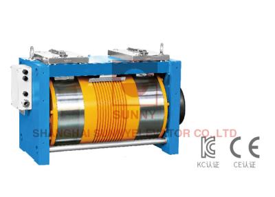 China Load 1250kg 20 Poles Elevator Gearless Traction Machine For Traction System for sale