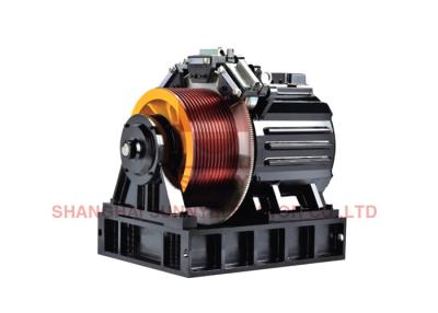 China DC110V Load 2000kg Passenger Lift Gearless Traction Machine Motor for sale