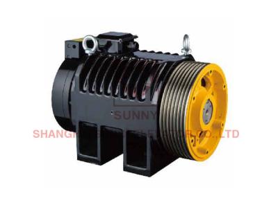 China Passenger Elevator Load 1000kg Gearless Traction Machine For Elevator Parts for sale