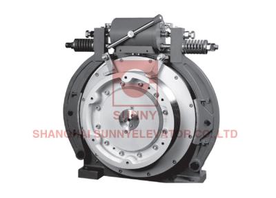 China 380V 630kg Drum Brake 2.5m/S Gearless Traction Machine For Lift Part for sale