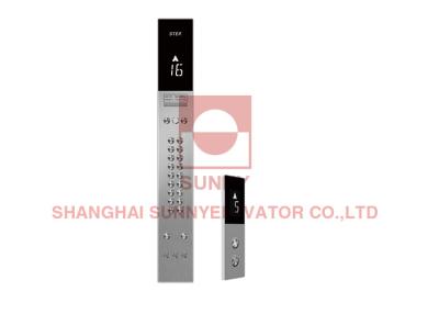 China El poli de apertura del elevador del lado de la caja poda el panel ISO9001 del botón del elevador en venta