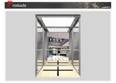 China Professional PVC Floor Elevator Cabin Decoration / Elevator Cab Interiors SN-CAB-1243 for sale