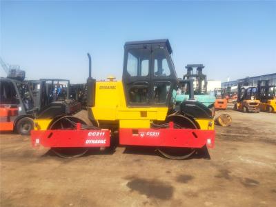China 7700KG Used Road Roller Dynapac Cc211 Vibratory Smooth Drum Roller for sale