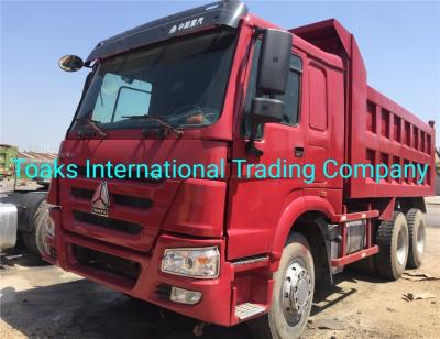 China HOWO utilizó diez camiones volquete 15 Ton Tipper Truck 351-450hp de la rueda en venta