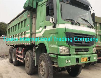 China 351-450hp utilizó el camión volquete de la rueda de Sinotruk HOWO 12 del camión volquete en venta