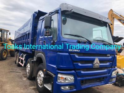 China Tubeless Tire Used HOWO 3 Axle Dump Truck Used 12 Wheel Tipper for sale