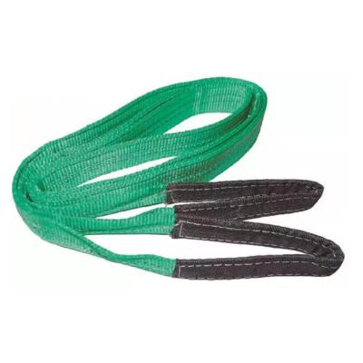 China Polyester Double Eye Flat Lifting Webbing Sling for Lifting or Paper Industry for sale