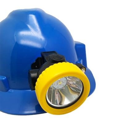 China 2.8Ah Underground Cordless Cap Lamp Rechargeable Safety For Miners 5000lux 3.7V for sale