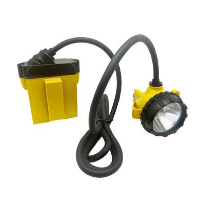 China IP68 3.7V LED Mining Lamps With Cable Rechargeable Battery 25000lux Headlamp for sale