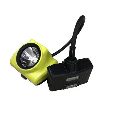 China Semi Corded LED Mining Cap Lamp GLS-6 2.96W With LED Screen Explosion Proof for sale