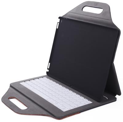 中国 無言のフォリオの Apple Ipad のキーボードの箱 12.9 インチの革 Ipad のキーボードの箱 販売のため