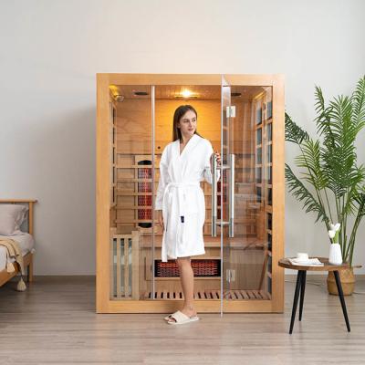 China 2700W Home Red Cedar Ozone Far Infrared Sauna for Slimming Body for sale