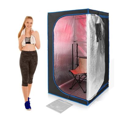 China Portable Full Size Steam Sauna 110-120V AC 60Hz 1500W Waterproof Cloth 4L Water Capacity for sale