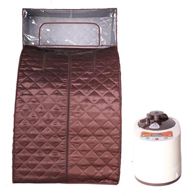 China 2L Small Portable Home Steam Sauna Set ROHS Certificate With Head Cover for sale