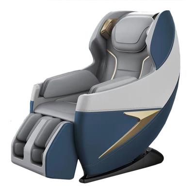 China Smartmak 3d calentó el cuero de la PU del Recliner de la silla del masaje de la gravedad en venta