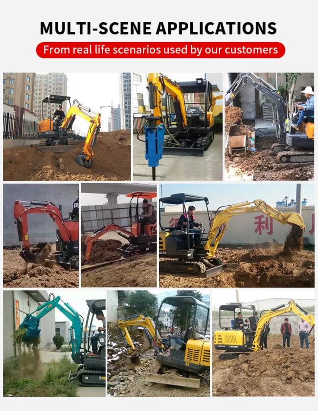 1.0 Ton Mini Excavator for Trenching and Utility Work