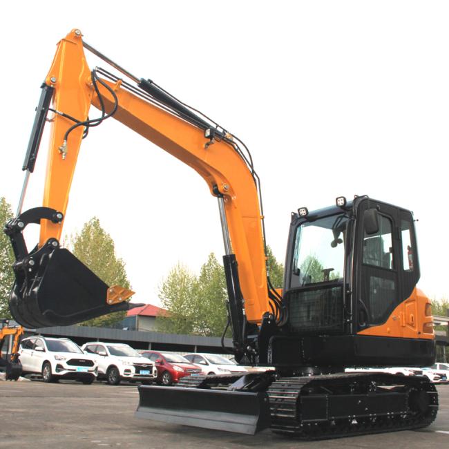 Free Shipping China JIAHE Mini Excavator 6.5 Ton EPA Engine Hydraulic Motor & Pump Crawler Type High Efficiency