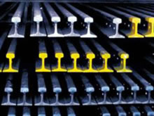 DIN536 Standard Steel Rail A55/A65/A75/A100/A120 For Railway Material