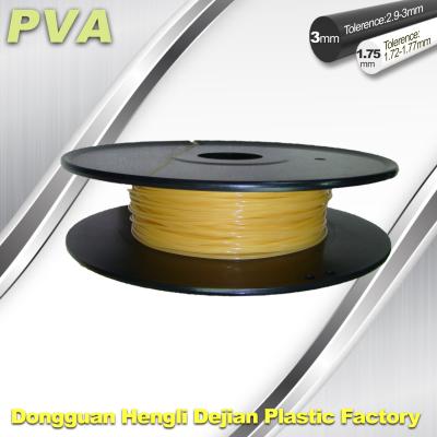China 1.75 / 3.0 mm PVA Dissolvable 3D Filament Materials For 3D Printer Water Soluble Filament for sale