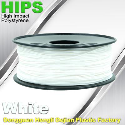 China Industrial HIPS 3D Printer Filament 1.75 / 3.0mm Common 3D Printing Materials for sale