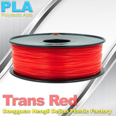 China filamento colorido Não-tóxico do pla de 1.75mm para o encolhimento pequeno material da impressora 3d à venda