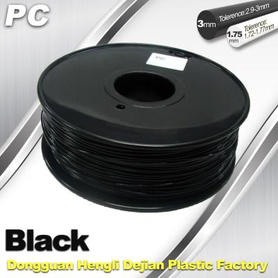 China Polycarbonate 3d Printer Filament 1.75mm or 3mm Good Gloss for sale