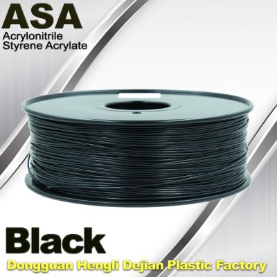 China Anti Ultraviolet ASA UV 3D Printer Filament 1.75 / 3.0mm 3d Printing Filament for sale
