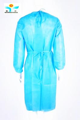 China Work Protection Hospital Yellow PP SMS Disposable Isolation Gowns With CE Certificate for sale