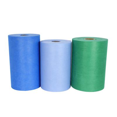 China Polypropylene Non Woven Fabric Raw Material For Shoe Cover Isolation Gown for sale