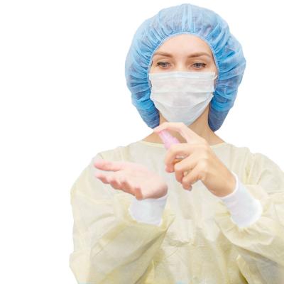 China Ropa quirúrgica disponible del hospital de la prenda impermeable del vestido del aislamiento del SMS en venta