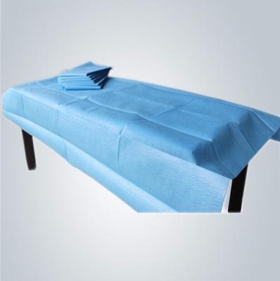 China Medical Disposable Non Woven Bed Cover Full Bed Cover Elastic Underpad for sale