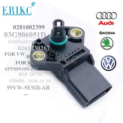 China ERIKC autoparts 0281002399 car MAP Manifold Absolute intake Pressure Sensor 038906051B 0281002401 for sale