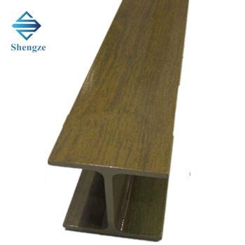 Platform FRP/GRP Pultruded Structural U/C Strut Channel Fiberglass Rectangular Hollow Tube