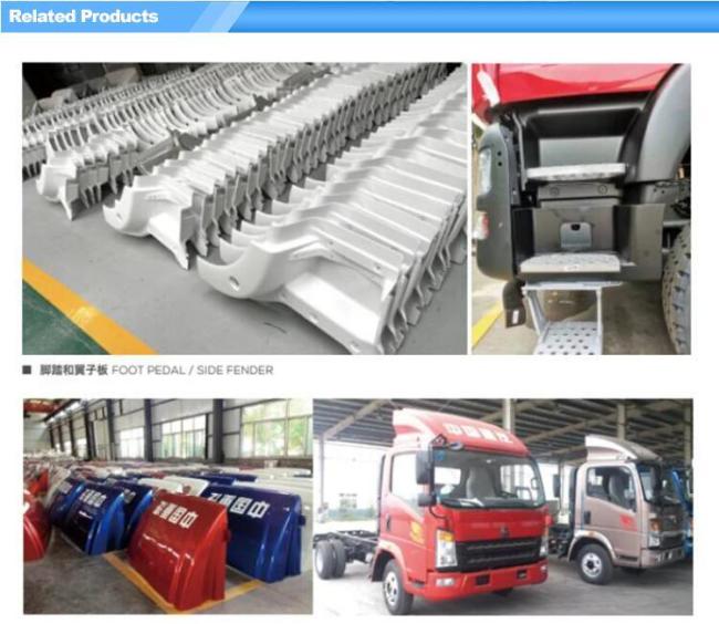 Fiberglass Wind Deflector for Heavy Duty Truck Truck Parts