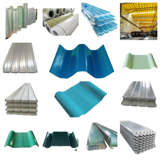 Transparent FRP Roofing Sheet Transparent Roof Panel
