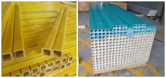 Fiberglass Structural FRP Cross Arm Polyurethane Foam Tube for Electric Power